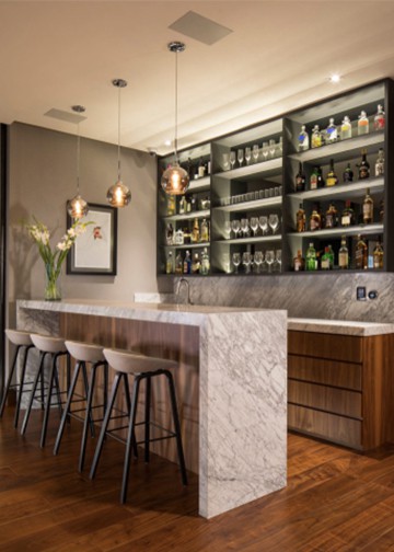 Reno Rocket Basement Bar Ideas