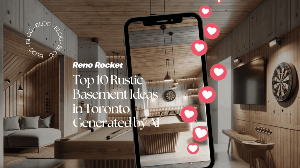 top 10 Rustic Basement Ideas in Toronto Generated by AI